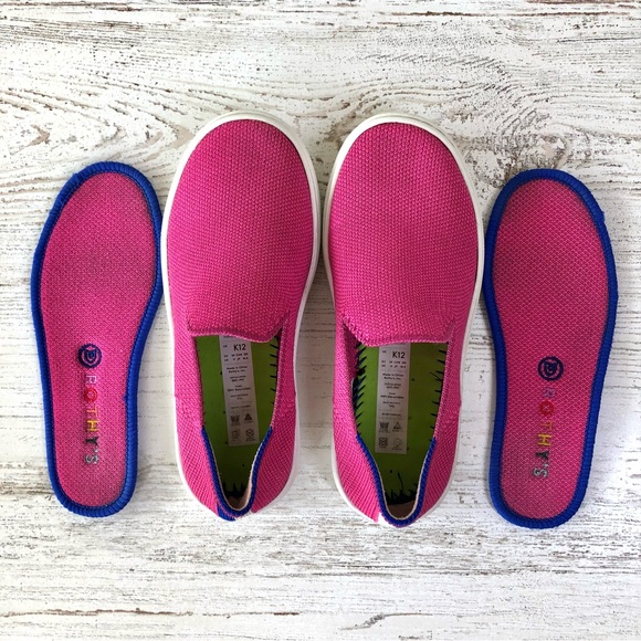 ROTHY’S The Kids Sneaker in Bubblegum 12 - Picture 8 of 15